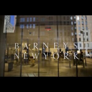 Barneys New York Glass Facade with White Lettering
